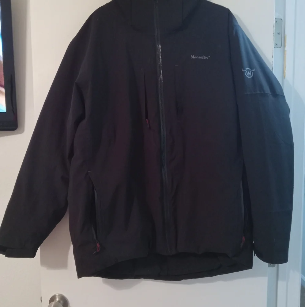 Men's Moosejaw Recco Ski & Snow Winter Black Coat